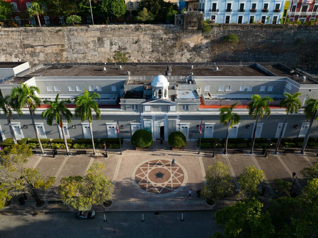 Aerial view of tourism development in Puerto Rico